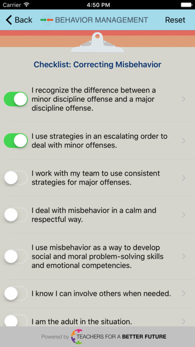 Classroom Checklist 7-12 screenshot 3