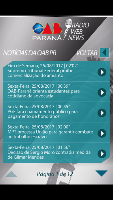 Rádio OAB Paraná screenshot 2