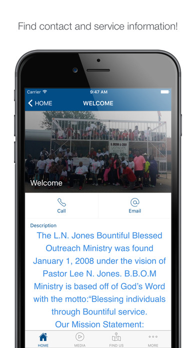 L N Jones Outreach Ministries screenshot 2