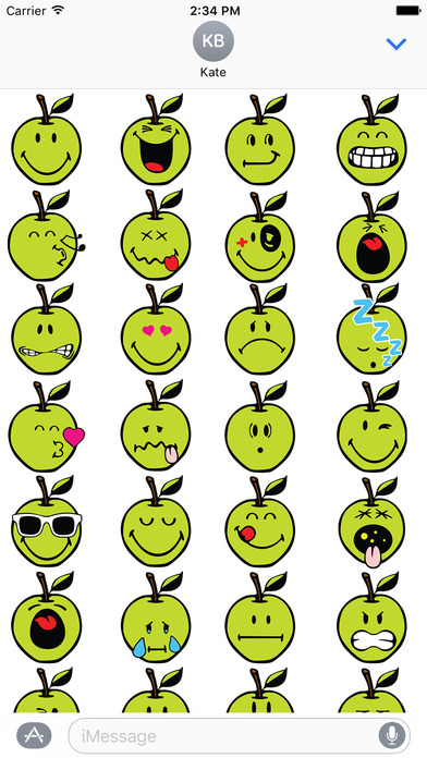 Smiley Apple Pack screenshot 2