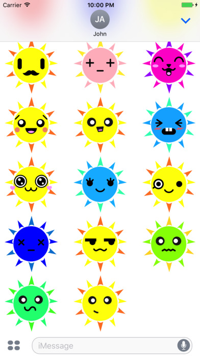 SUNEMOJI - Bright Sunny Summer Emojis screenshot 3