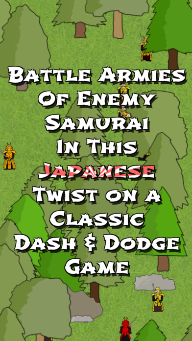 Samurai Dash - Battles in Four Seasons! screenshot 2