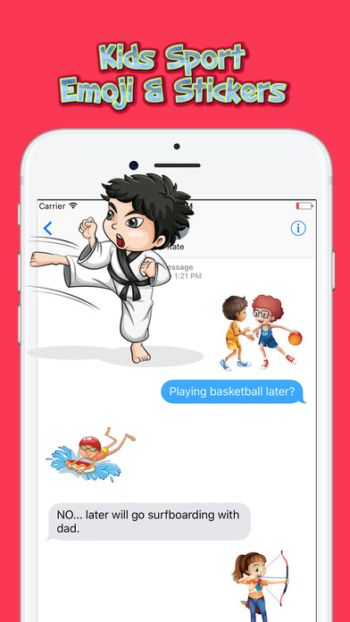 Kids Sport Emoji & Stickers screenshot 2