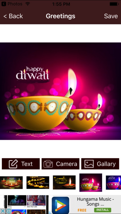 Diwali Greetings Card Maker For Beautiful Wishes screenshot 2