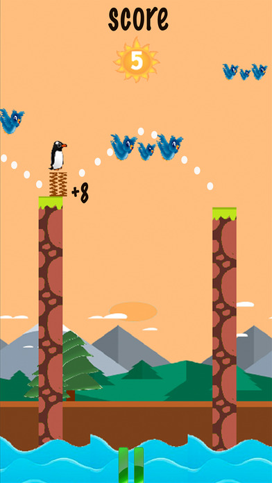 Spring Ninja Baby Penguin Hero Game screenshot 3
