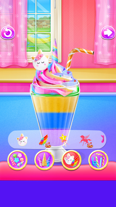 Unicorn Ice Cream Milkshake screenshot 4