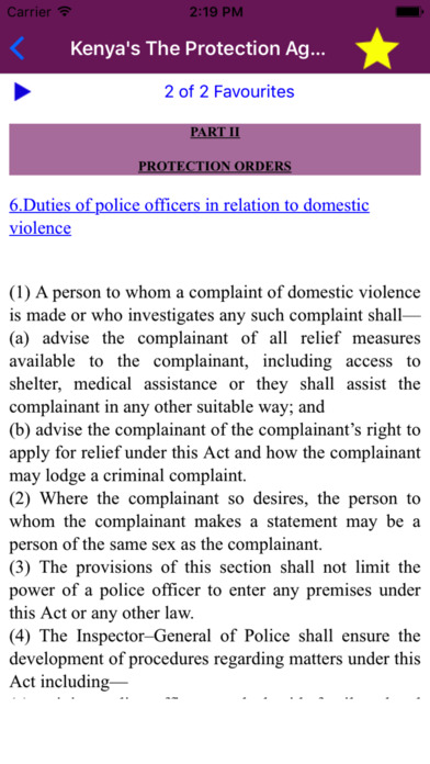 Kenya's The Domestic Violence Act 2015 screenshot 4