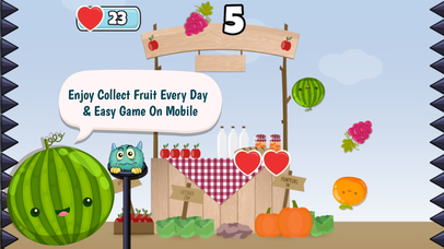 Fruit Catcher Game for Fun screenshot 2