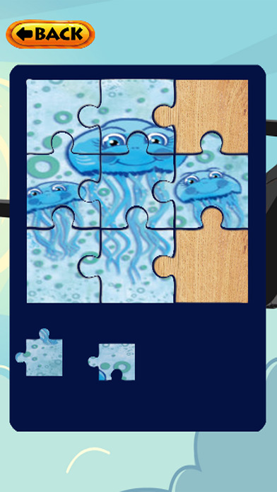 Jellyfish Puzzle Educational Games Jigsaw screenshot 2