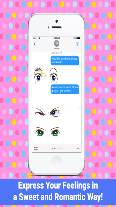 Eye Expressions - Emojis for Chat screenshot 2