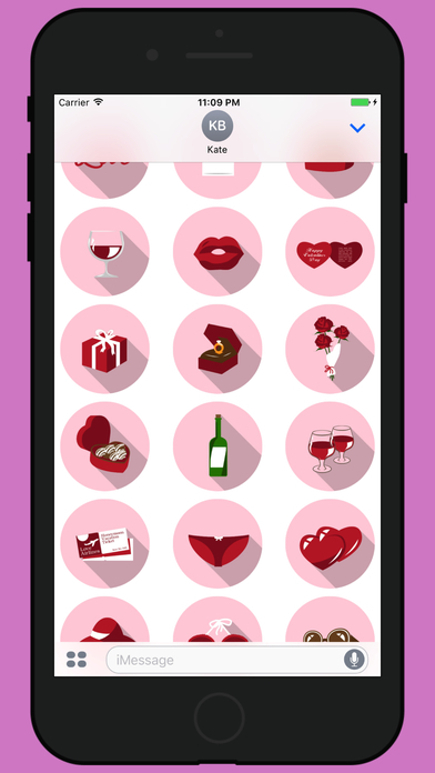 Valentine week love stickers 2017 screenshot 3