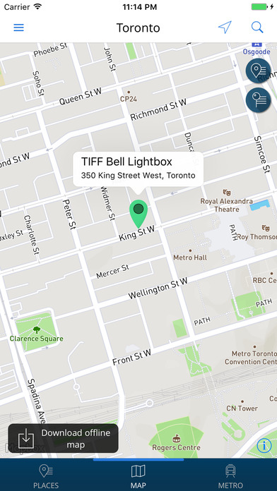 Toronto Travel Guide with Offline Street Map screenshot 3
