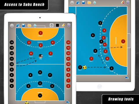 Coach Board for Handball FREE Sports Handball Free