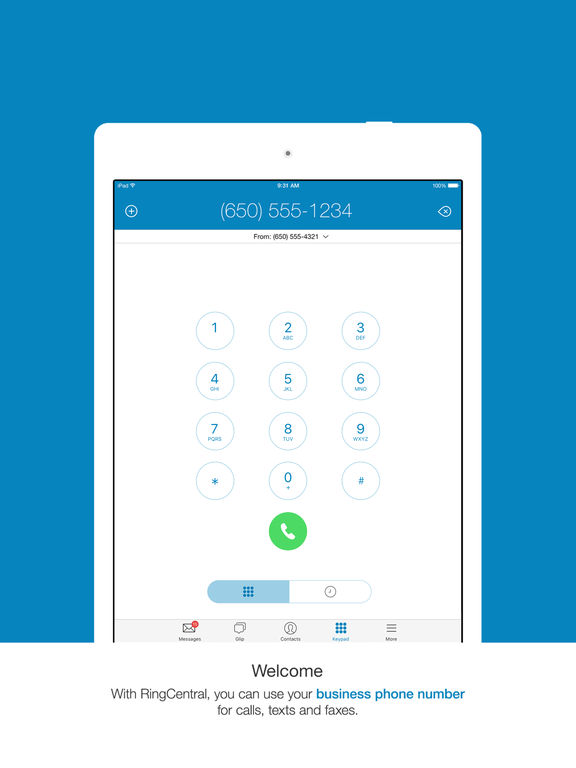 ring central phone app