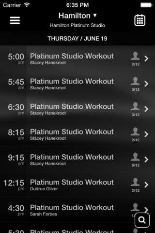 Studio Pilates screenshot 2