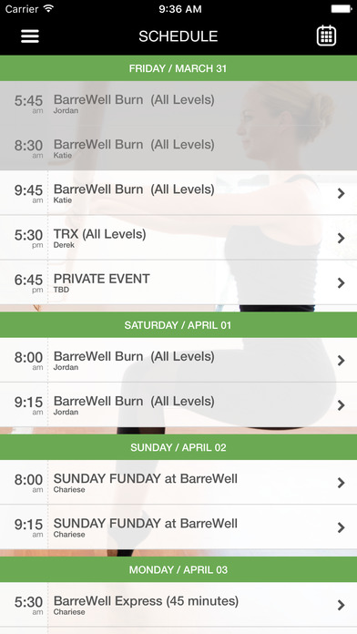 BarreWell Fitness Studio screenshot 3