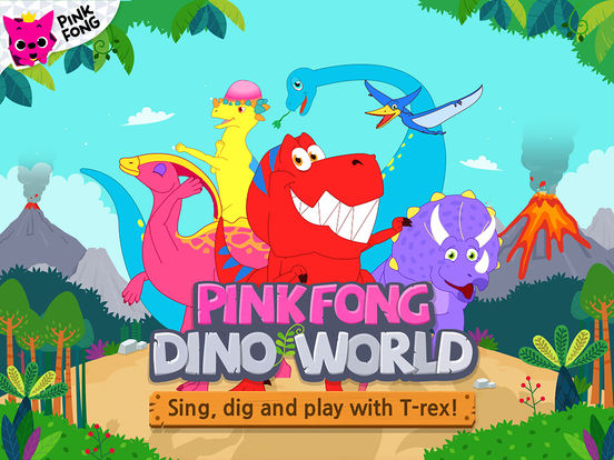 App Shopper: Pinkfong Dino World: Sing And Play With T-rex! (education)