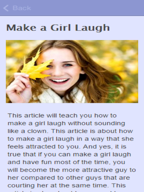 App Shopper How To Make A Girl Laugh. (Lifestyle)