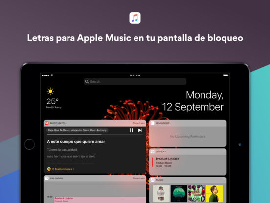Captura de pantalla del iPad 3