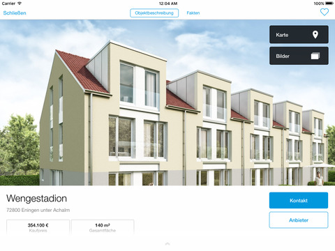 Скриншот из Vero Immobilien - Ihr Premium Immobilienmakler