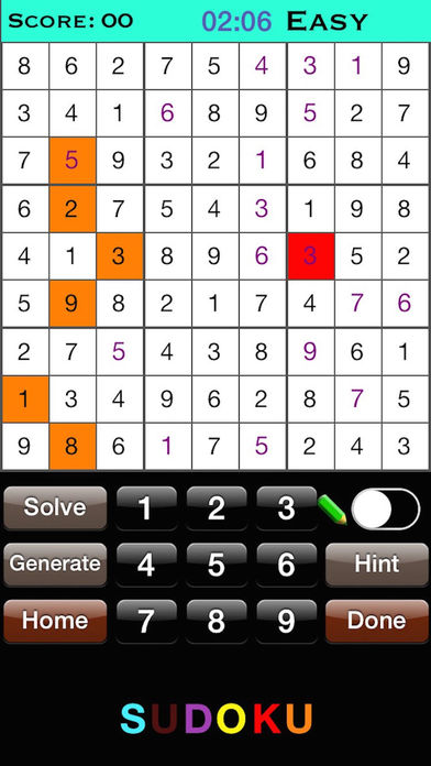Sudoku - Pro Sudoku Version Game Screenshot 4