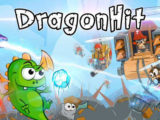 Dragon Hit Аркада Приключение на iPad