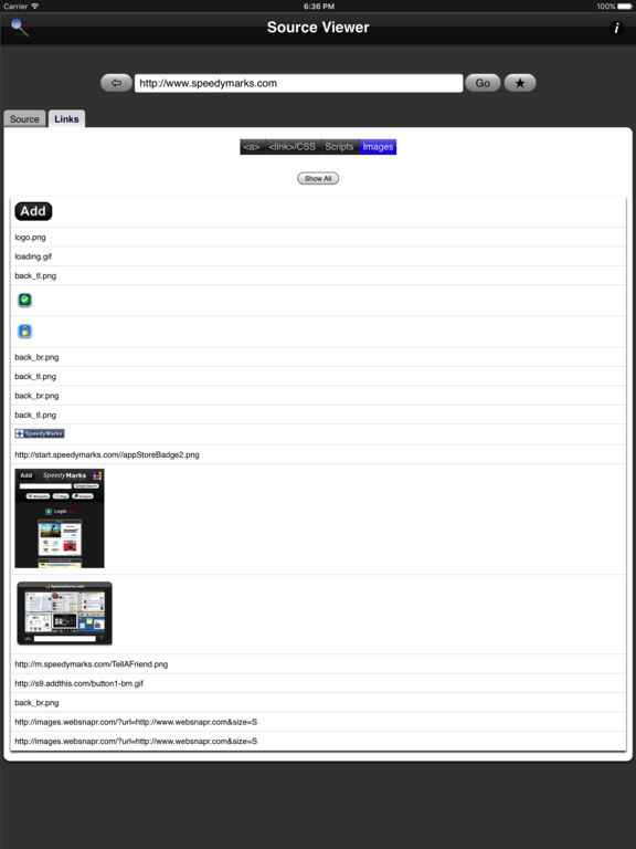 Captura de pantalla del iPad 5