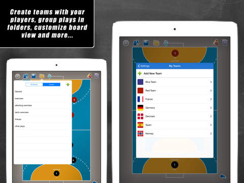 Coach Board for Handball FREE Sports Handball Free