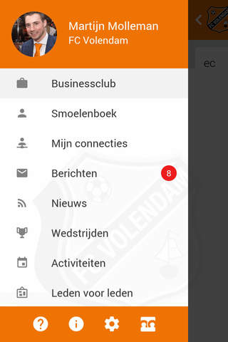 FC Volendam Businessclub screenshot 2
