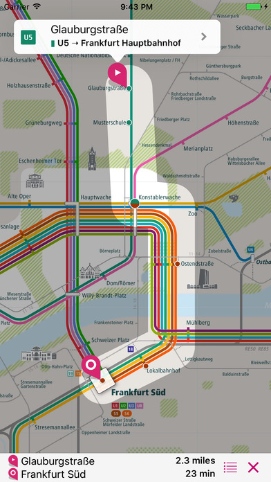 Frankfurt Rail Map screenshot 3