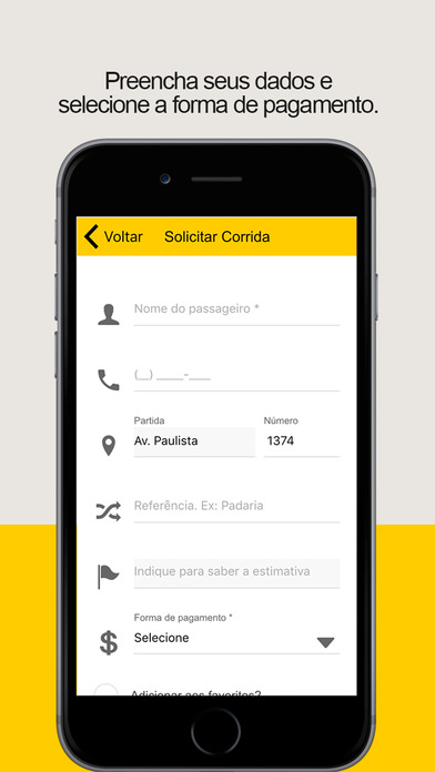 Líder Táxi Curitiba screenshot 2