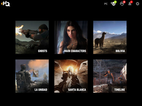 Tom Clancy’s Ghost Recon® Wildlands HQ на iPad
