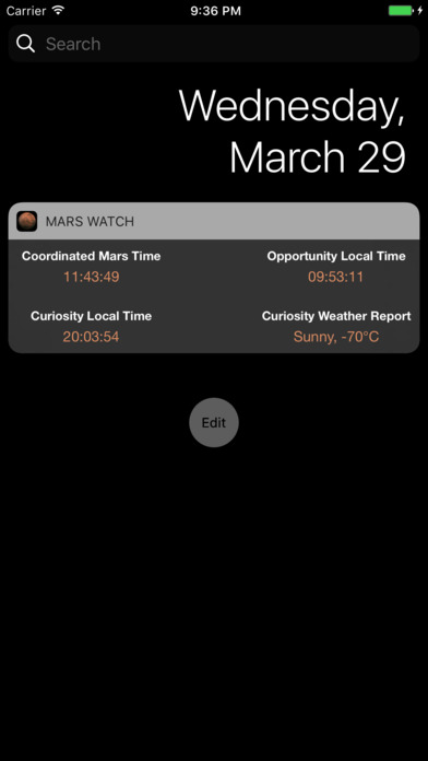 Mars Watch screenshot 4