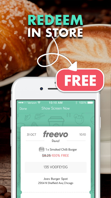 Freevo 100% Free Food & Drinks screenshot 4
