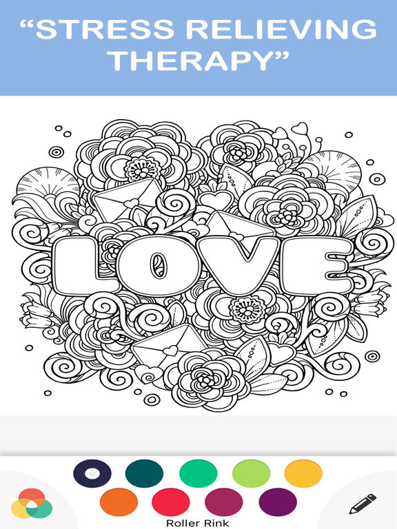 Anti coloring book for adults