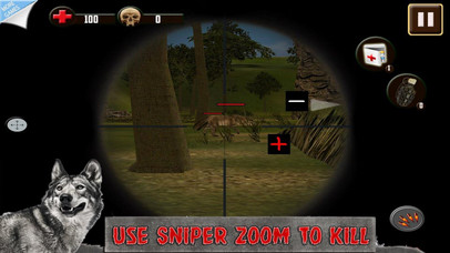 Jungle Hunter Animal - Wolf Shoot Wild screenshot 2