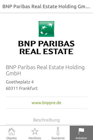 BNP Paribas Real Estate screenshot 2