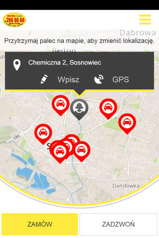 Super Taxi Sosnowiec screenshot 2