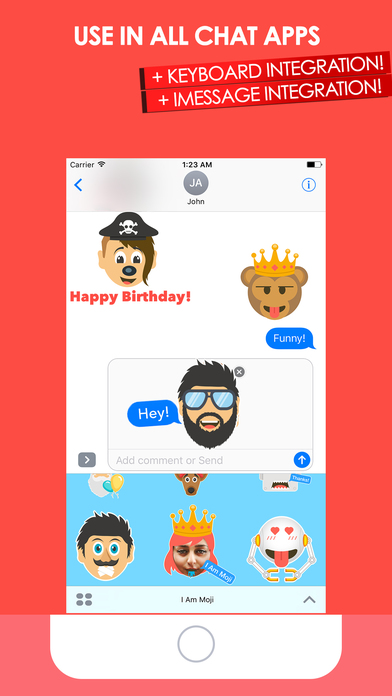 Moji Creator - Emoji Generator & Maker for sticker 앱스토어 스크린샷