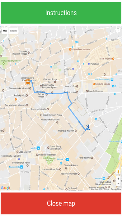 Hopon-Hopoff Prague navigator screenshot 2