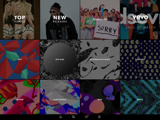 Screenshots of Vevo - Watch HD Music Videos for iPad
