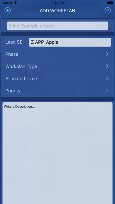Work-Plan screenshot 2