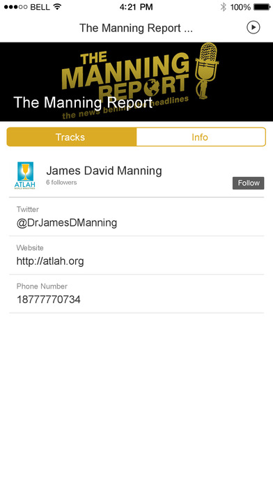 The Manning Report Broadcast screenshot 2