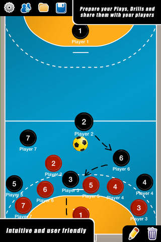 Coach Board for Handball FREE Sports Handball Free
