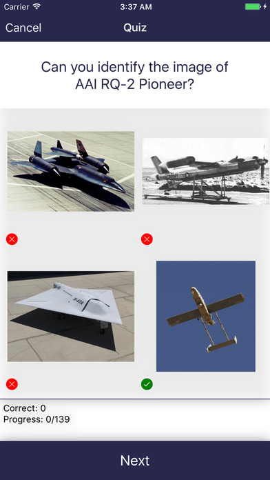 USA UAVs: Trivia, Flashcards, Reference screenshot 3