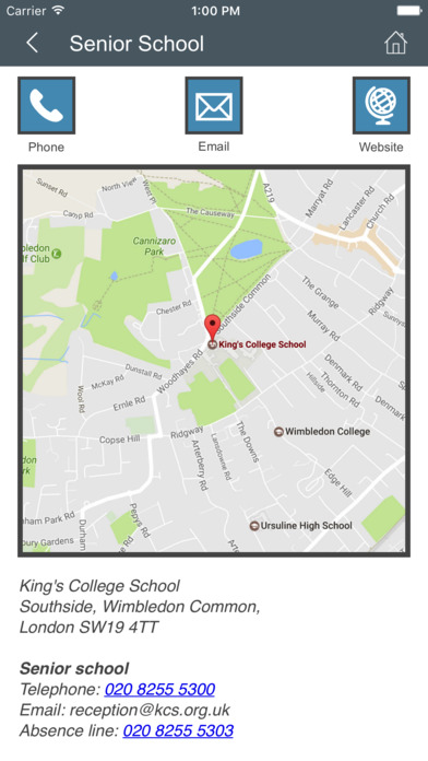 Kings College School Wimbledon screenshot 4