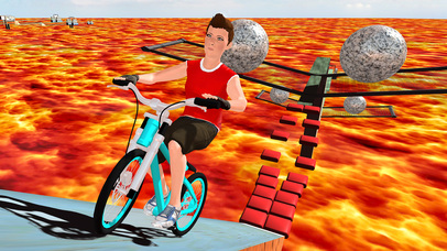 BMX Bicycle Rider Stunt Man: Floor Is Lava screenshot 3