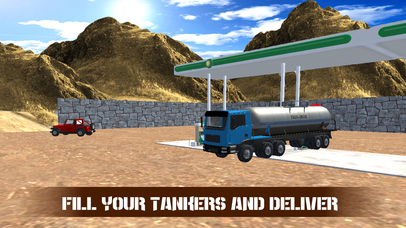 Offroad Oil Tanker Sim - Oil Supply Truck 2017 screenshot 2