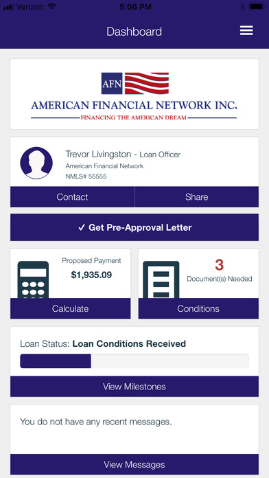 American Financial Network screenshot 2