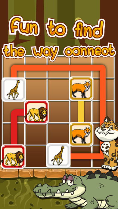 Connect Me Wild Animals Puzzles Games screenshot 2